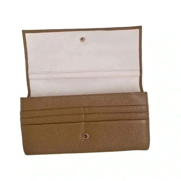 Ted Baker Selma Matisse Large Leather Wallet in Cognac Brown - Picture 4 of 10